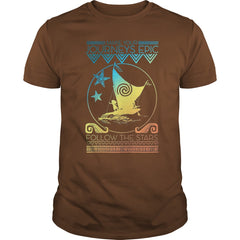 Disney Moana Epic Journeys Rainbow Gradient Graphic TShirt