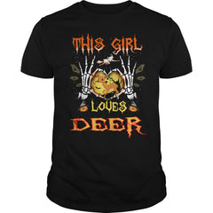 This Girl Loves Deer Halloween