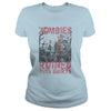 Image of Zombies Ruined This Shirt Funny Halloween Distressed T-Shirt