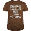 Image of U.S.M.C VETERAN  T SHIRT