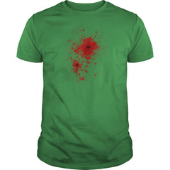 Blood spatter  bullet wound   Costume