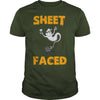 Image of Sheet Faced Funny Halloween Ghost Shirt And Mug