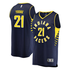 Thaddeus Young Indiana Pacers Navy Swingman Jersey 2018 - 2019
