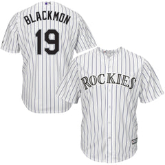 Charlie Blackmon Colorado Rockies Majestic Cool Base Player Jersey - White