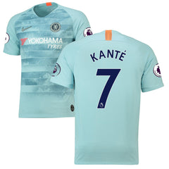N'Golo Kante Chelsea 2018/19 Third Player Jersey – Blue