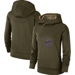 Women's Minnesota Vikings Pullover Hoodie 2018 - 2019