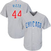 Image of Anthony Rizzo Chicago Cubs Majestic Official Cool Base Player Jersey - Gray