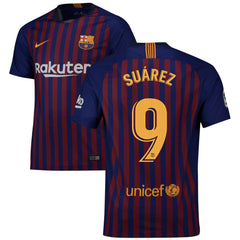 Luis Suárez Barcelona 2018/19 Home Player Jersey – Blue