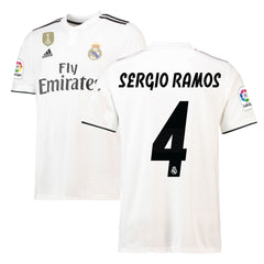 Sergio Ramos Real Madrid 2018/19 Home Player Jersey – white