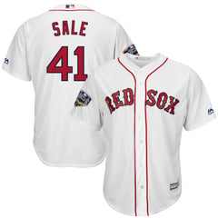 Chris Sale Boston Red Sox Majestic 2018 World Series Cool Base Player Jersey – White