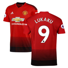 Romelu Lukaku Manchester United 2018/19 Home Player Jersey – red