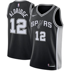 LaMarcus Aldridge San Antonio Spurs Black Swingman Jersey 2018 - 2019