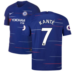 N'Golo Kante Chelsea 2018/19 Home Player Jersey – Blue