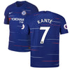 Image of N'Golo Kante Chelsea 2018/19 Home Player Jersey – Blue