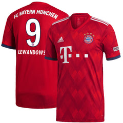 Robert Lewandowski Bayern Munich 2018/19 Home Player Jersey – Red