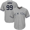 Image of Aaron Judge New York Yankees Majestic Road Cool Base Replica Player Jersey - Gray
