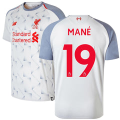 Sadio Mane Liverpool 2018/19 Third Player Jersey – Gray