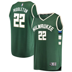 Khris Middleton Milwaukee Bucks Green Swingman Jersey 2018 - 2019