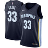 Image of Marc Gasol Memphis Grizzlies Navy Swingman Jersey 2018 - 2019