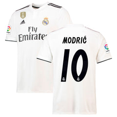 Luka Modric Real Madrid 2018/19 Home Player Jersey – White