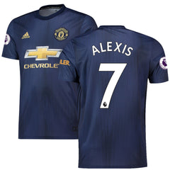 Alexis Sanchez Manchester United 2018/19 Third Player Jersey – Navy