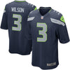 Image of Seattle Seahawks Russell Wilson Navy JERSEY 2018 - 2019