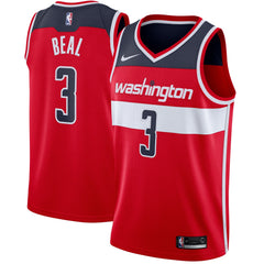 Bradley Beal Washington Wizards Red Swingman Jersey 2018 - 2019