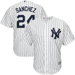 Gary Sanchez New York Yankees Majestic Home Official Cool Base Player Jersey - White