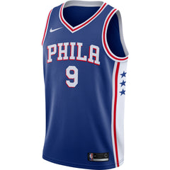 Dario Saric Philadelphia 76ers Blue Swingman Jersey 2018 - 2019