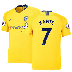 N'Golo Kante Chelsea 2018/19 Away Player Jersey – Yellow