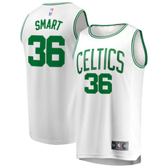 Marcus Smart Boston Celtics White Swingman Jersey 2018 - 2019