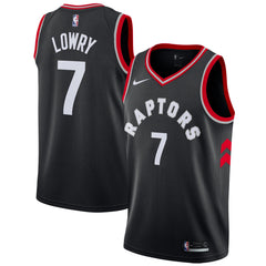 Kyle Lowry Toronto Raptors Black Swingman Jersey 2018 - 2019
