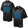 Image of Carolina Panthers Thomas Davis NFL Pro Line Black Jersey 2018 - 2019