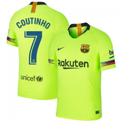 Philippe Coutinho Barcelona 2018/19 Away Player Jersey – Green