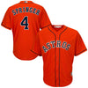 Image of George Springer Houston Astros Majestic Cool Base Player Jersey - Orange