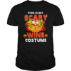 Image of THIS IS MY SCARY WINE COSTUME T SHIRT HALLOWEEN COSTUME GIFT
