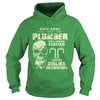 Image of Mens Funny Plumber TShirt Skull Graphic Plumber Gift Tee