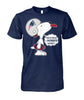 Image of New England Patriots Snoppy T-shirt