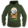 Image of Steelers Mickey Haloween Tshirt, Steelers Mickey Haloween Hoodies