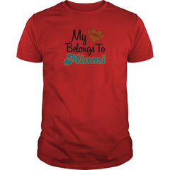 My heart belongs to Miami - Men's Premium T-Shirt201756100411