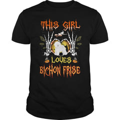 This Girl Loves Bichon Frise Halloween