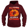 Image of HALLOQUEENS ARE BORN IN SEPTEMBER T SHIRT