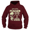 Image of Mens Funny Plumber TShirt Skull Graphic Plumber Gift Tee