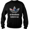 Image of ABADASS PATRIOTS FAN TSHIRT