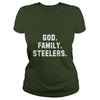 Image of God Family Steelers T Shirt For Mens, Womens-