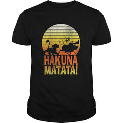 Disney Lion King Hakuna Matata Profile Graphic TShirt