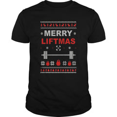 GYM MERRY LIFTMAS CHRISTMAS UGLY SWEATER