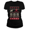 Image of DACHSHUND CHRISTMAS WOOF WOOF WOOF SWEATER