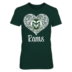 Colorado State Rams - Lace Heart Logo