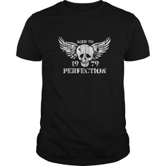 Vintage Made In 1979 Birthday Gift T-Shirt Skull